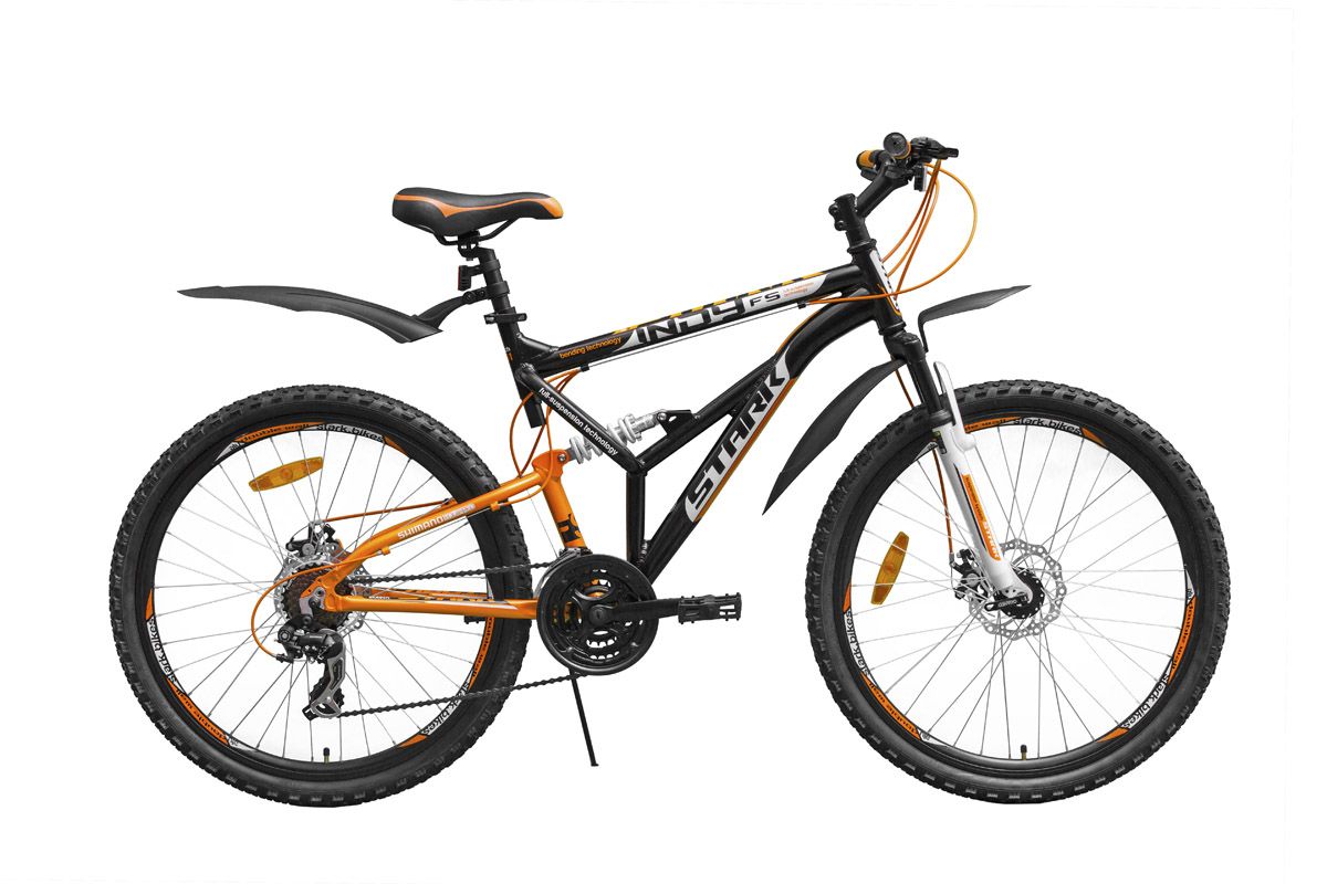 Двухподвесный велосипед 26 дюймов STARK Indy FS Disc (2015)
