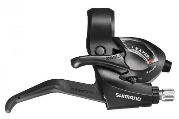 Шифтер/ручка тормоза SHIMANO ST-EF41-7R, правая, 7-пер.